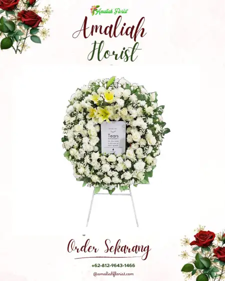 Krans Bunga Duka Damping